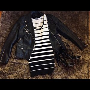 Fashion Nova Black & White Dress